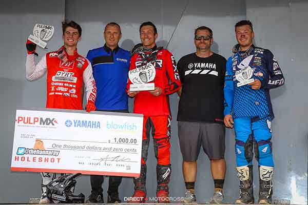 Pulp MX Yamaha Privateer Challenge 2022 podium