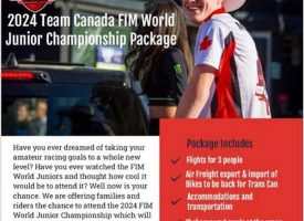 2024 Team Canada FIM World Junior Championship Package