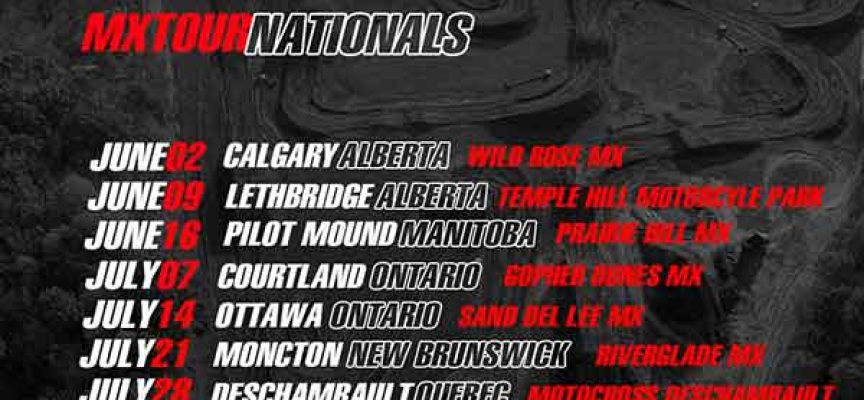 2024 Canadian Triple Crown Motocross Nationals Schedule Released